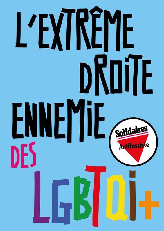 L'extrême droite est l'ennemi des personnes LGBTI+