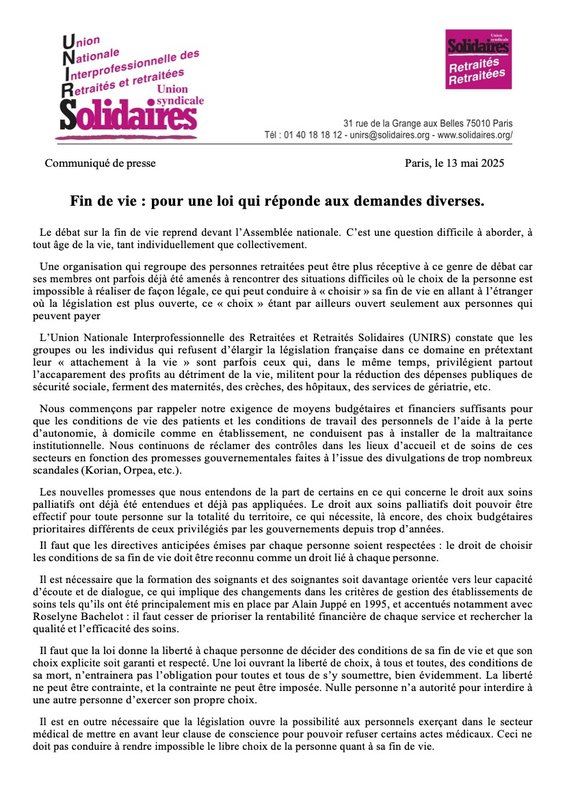 Cqué 2025 05 13 Fin de vie