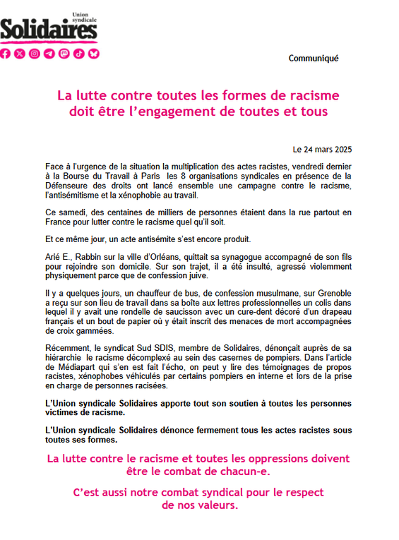 com contre le racisme image